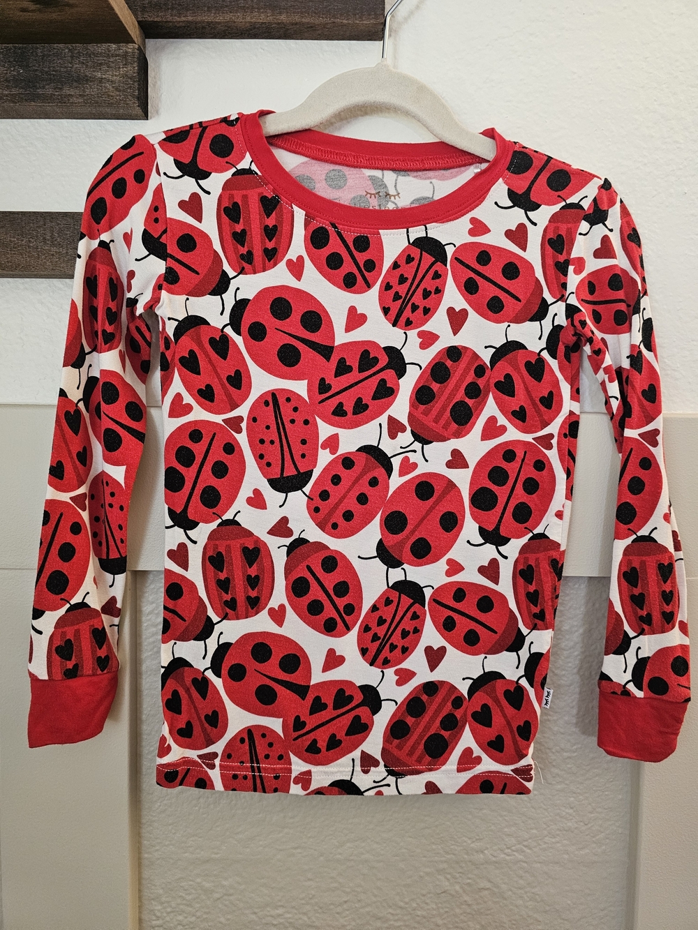 Little Sleepies Love Bug 4T Long-Sleeve Top w/Pants Set